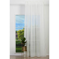 Material Perdele Și Draperii transparent  - crem, Basics, textil (80cm)