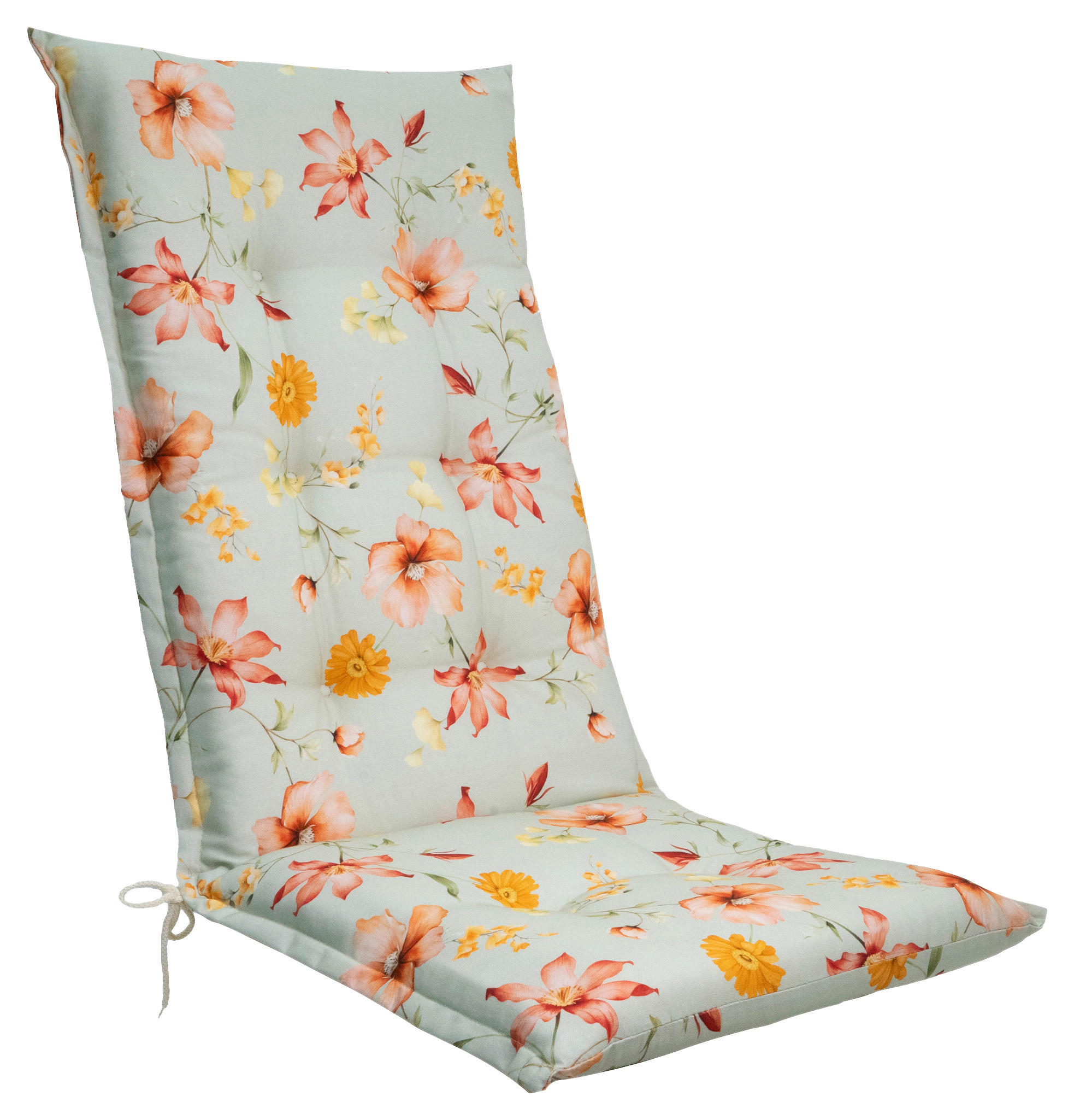 SESSELAUFLAGE  - Orange/Rosa, Basics, Textil (50/120cm)