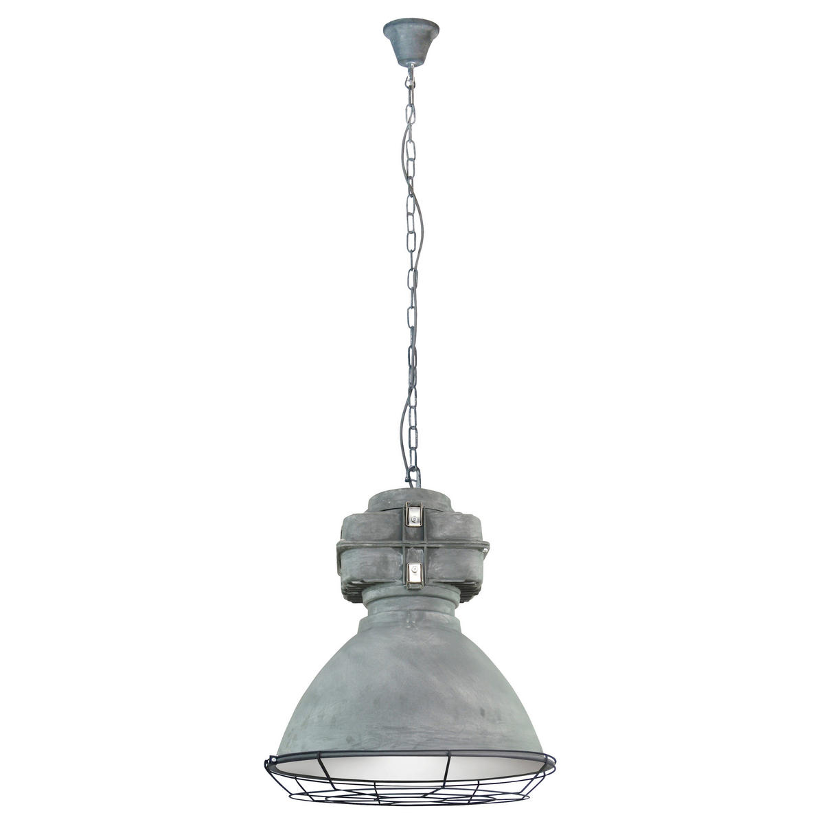 HÄNGELEUCHTE Anouk 47,5/130 cm   - Grau, LIFESTYLE, Glas/Metall (47,5/130cm)