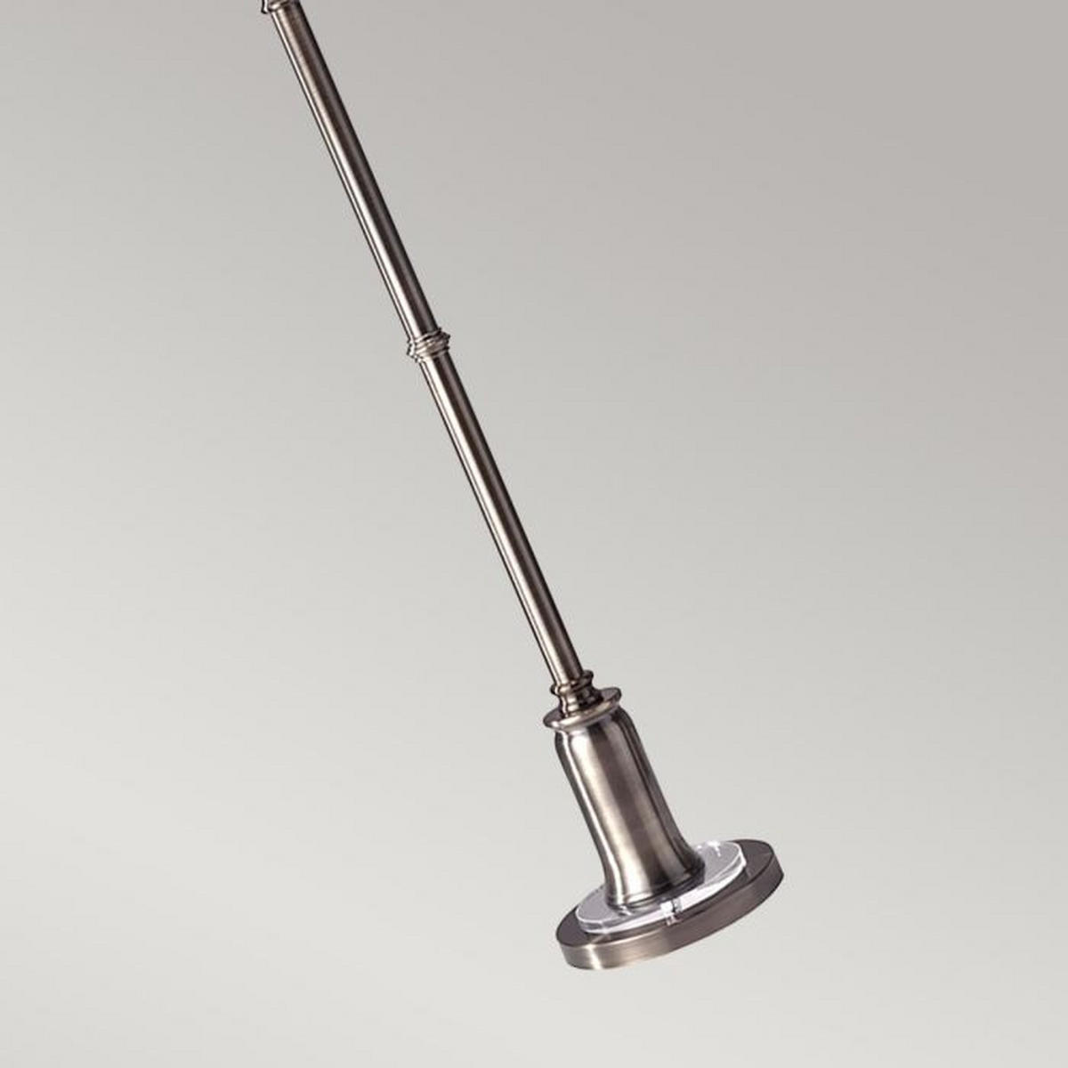 STEHLEUCHTE - Nickelfarben, Basics, Textil/Metall (43.2/157.5cm) - Elstead Lighting