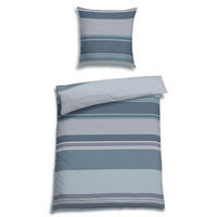 BETTWÄSCHE 2-teilig Satin 135/200 cm  - Blau, Basics, Textil (135/200cm) - Florella