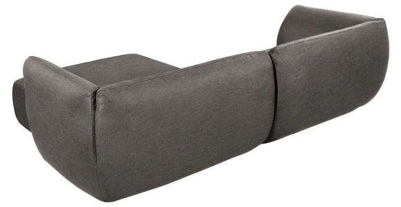 ECKSOFA in Lederlook Anthrazit  - Anthrazit/Schwarz, KONVENTIONELL, Kunststoff/Textil (278/175cm) - Carryhome