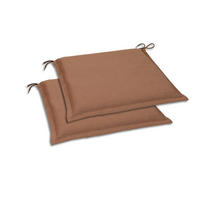 GARTENSITZKISSENSET Uni  - Rot, Basics, Textil (45/5/47cm)