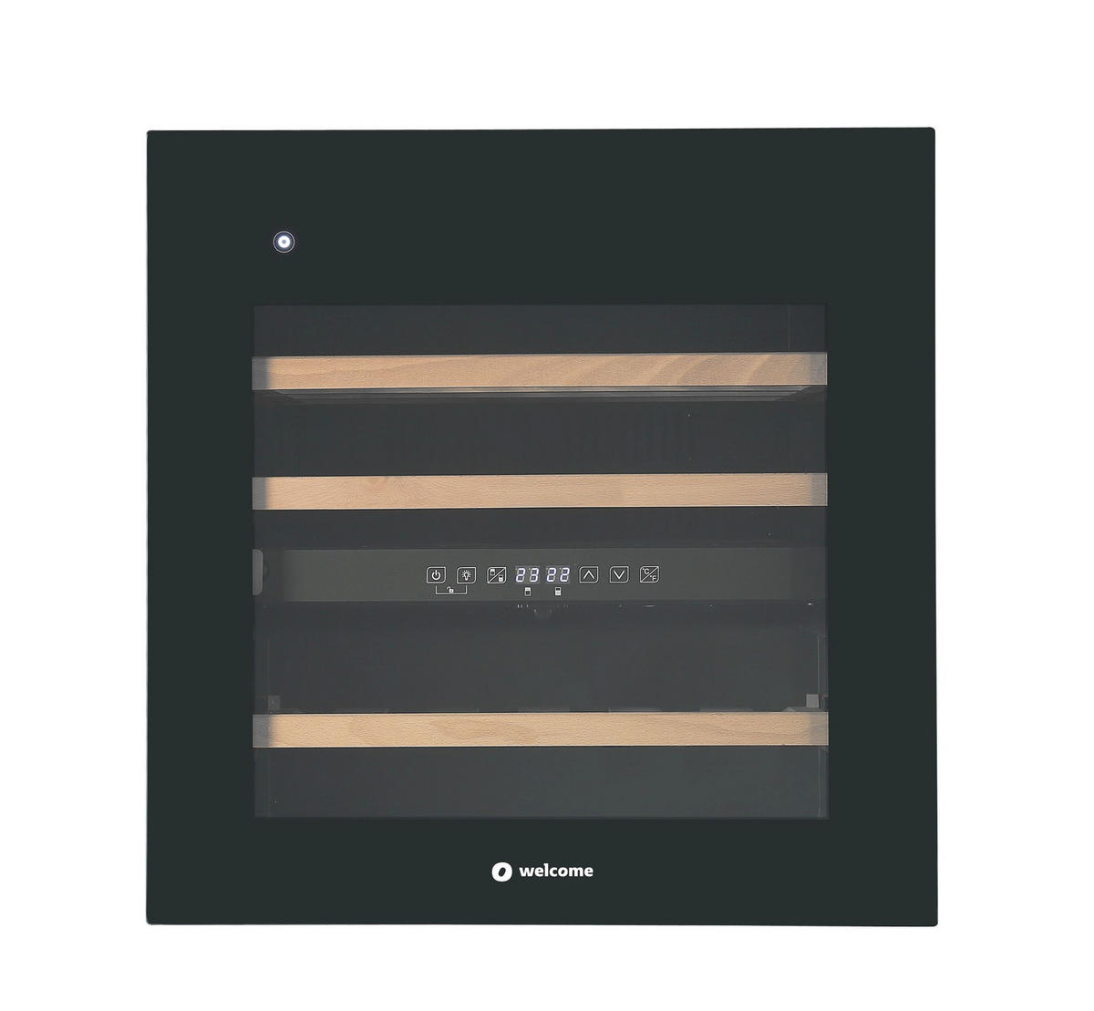 HIGHBOARD Mosel Weinschrank 120/200/58 cm  - Schwarz, KONVENTIONELL, Holzwerkstoff/Metall (120/200/58cm) - Carryhome