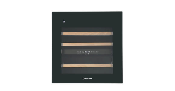 HIGHBOARD Mosel Weinschrank, 120/200/58 cm,  - Schwarz, KONVENTIONELL, Holzwerkstoff/Metall (120/200/58cm) - Carryhome