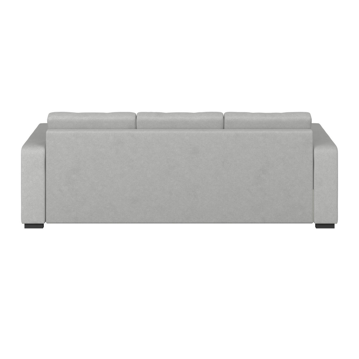 ECKSOFA Mikrofaser, Struktur Grau  - Schwarz/Grau, Trend, Textil/Metall (239/160cm) - MID.YOU