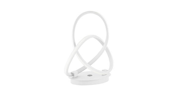 LED-TISCHLEUCHTE - Weiß, Design, Kunststoff/Metall (28/14/33cm) - Ambiente