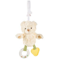LEKSAKSDJUR - vit/grön, Basics, textil/plast (20cm) - Patinio
