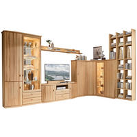 ANBAUWAND  in Eschefarben   - Eschefarben/Alufarben, KONVENTIONELL, Glas/Holz - Invivus