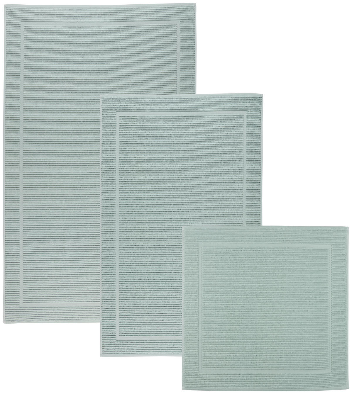 FÜRDŐSZOBASZŐNYEG  60/100 cm  mentazöld   - mentazöld, Basics, textil (60/100cm) - Bio:Vio