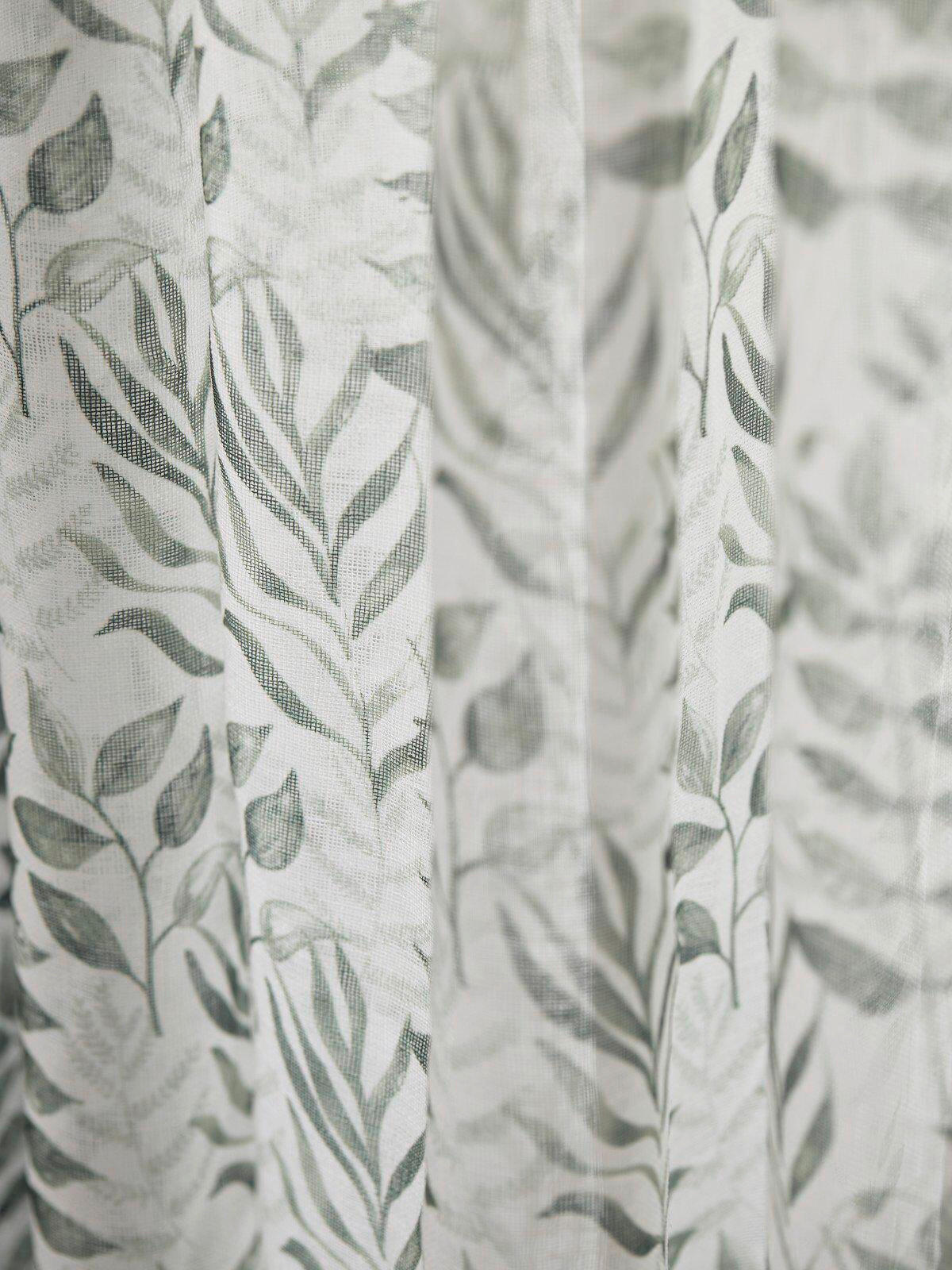 FERTIGVORHANG halbtransparent  - Hellgrün, Design, Textil (140/280cm) - Svanefors