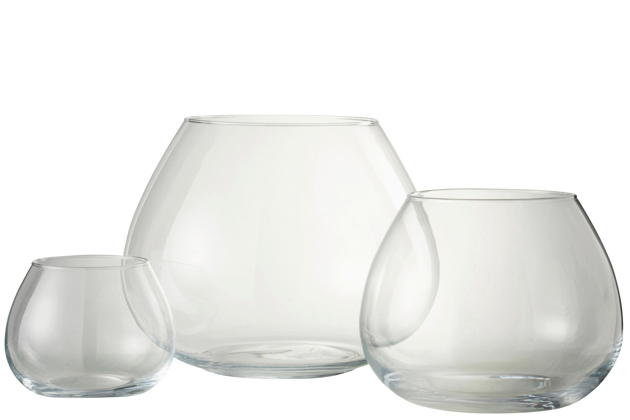 DEKOVASE  - Transparent, Basics, Glas (37/37/29,5cm)