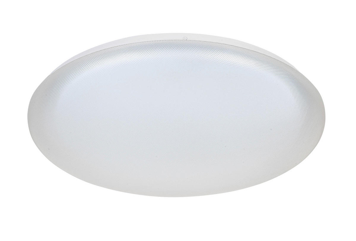 LED MENNYEZETI LÁMPA - áttetsző/fehér, Trend, műanyag/fém (50/8cm) - Novel