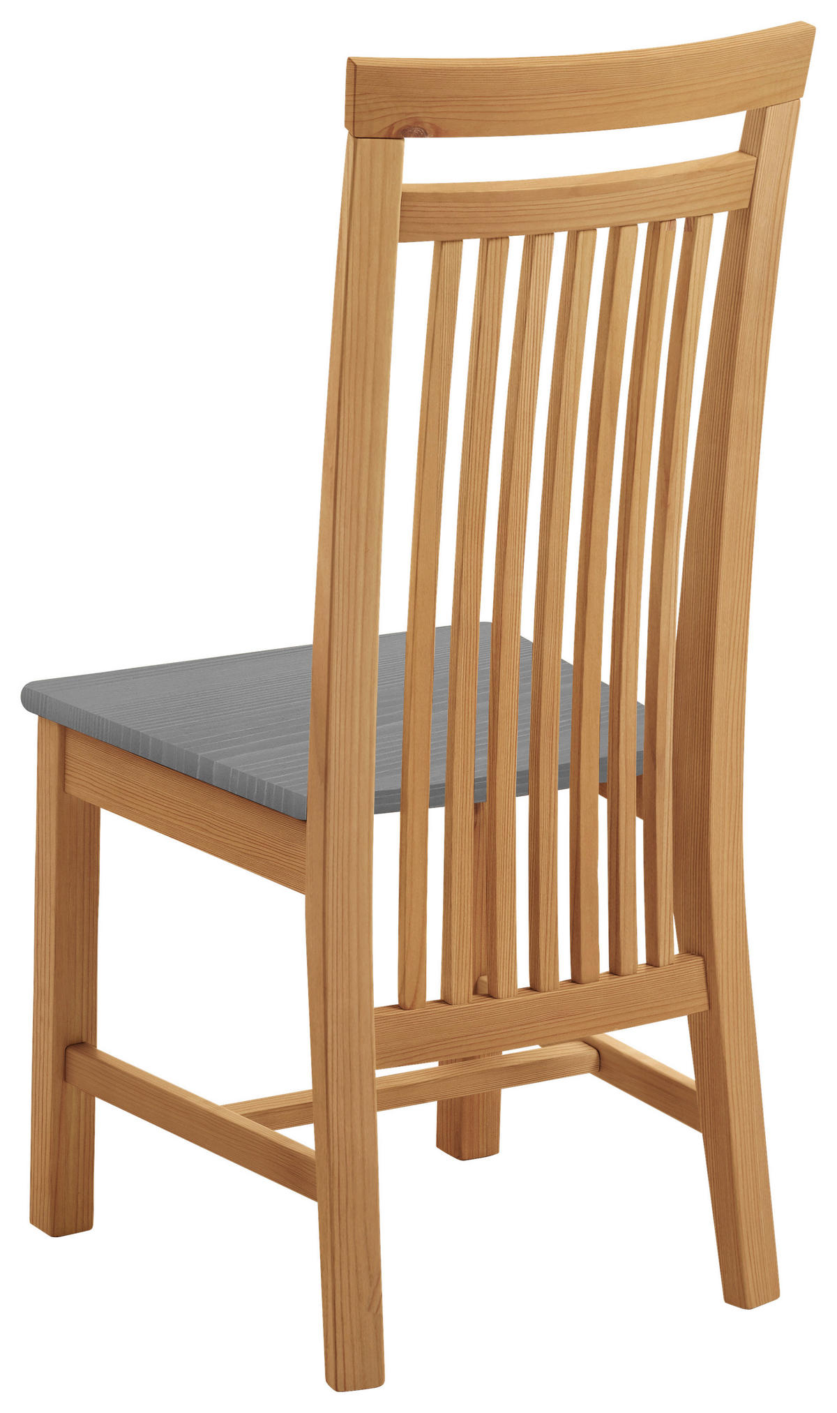 STUHL Grau, Laugenfarbig Kiefer massiv  - Laugenfarbig/Grau, ROMANTIK / LANDHAUS, Holz (46/103/48cm) - Boxxx