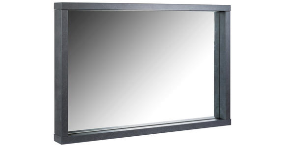WANDSPIEGEL 88,1/58,4/8,2 cm in rechteckig - Schieferfarben, Design, Glas/Holzwerkstoff (88,1/58,4/8,2cm) - Carryhome