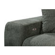 ECKSOFA Dunkelgrün Chenille  - Dunkelgrün/Schwarz, KONVENTIONELL, Kunststoff/Textil (268/172cm) - Carryhome