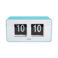 UHR Türkis  - Türkis, Basics, Kunststoff (18/7/9cm) - Karlsson