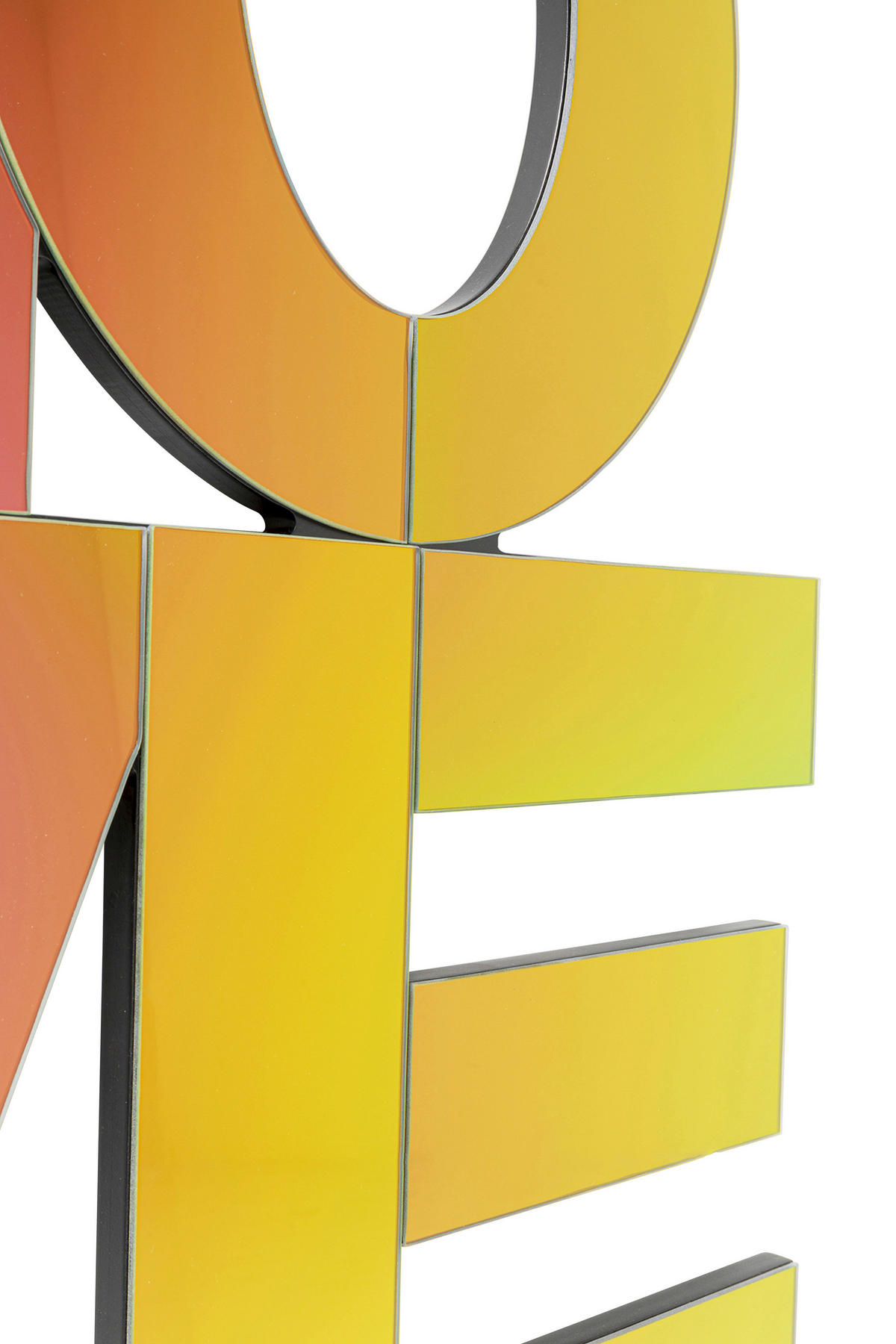 WANDDEKO Glas, Holzwerkstoff  - Pink/Orange, Design, Glas/Holzwerkstoff (90/90/2cm) - Kare-Design