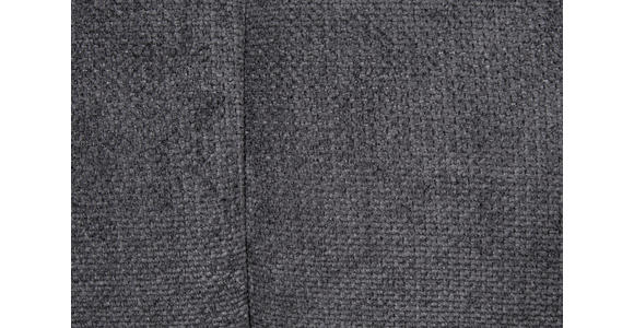 HOCKER in Textil Schwarz  - Edelstahlfarben/Schwarz, LIFESTYLE, Textil/Metall (120/43/70cm) - Hom`in