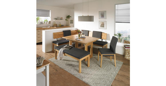ESSTISCH in Holz 130(180)/90/75 cm - Eichefarben, Natur, Holz (130(180)/90/75cm) - Voleo
