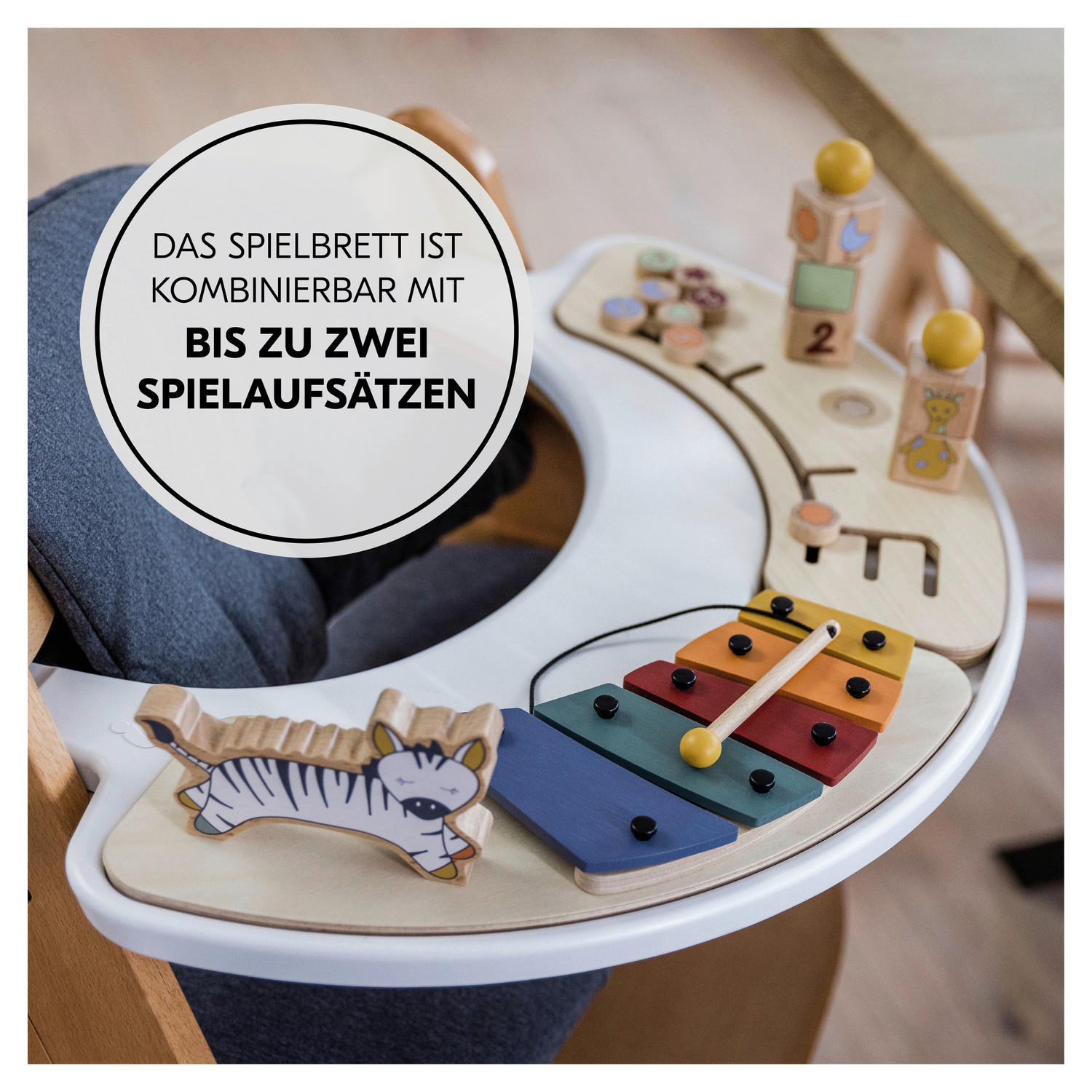 MOTORIKSPIEL - Buchefarben, Basics, Holz (37/15/9cm) - Hauck