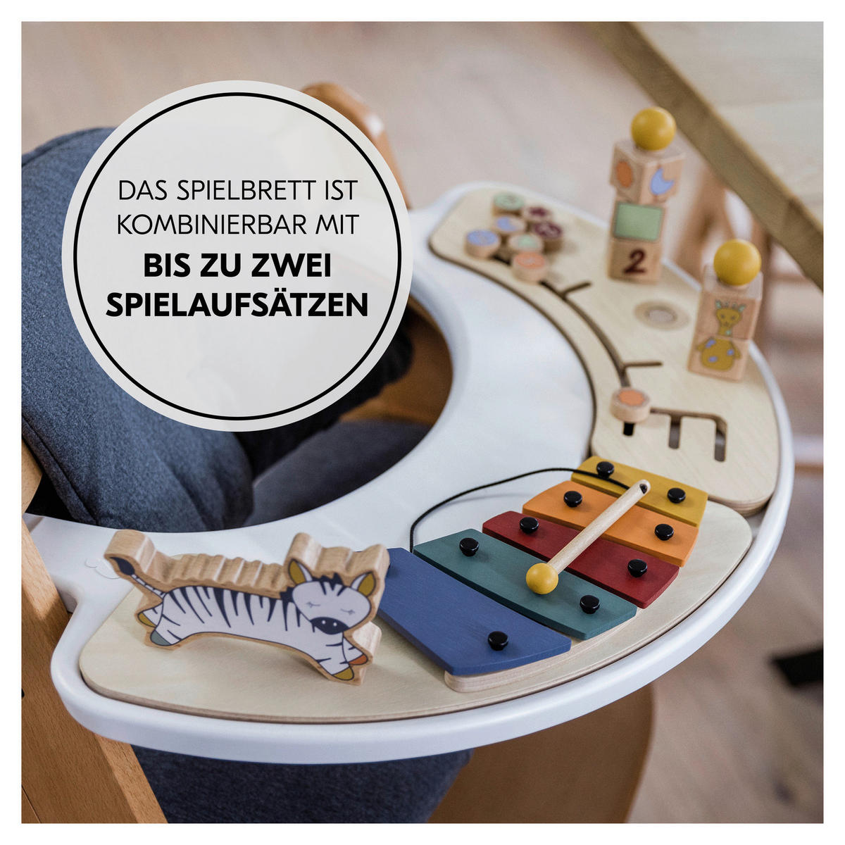 MOTORIKSPIEL - Buchefarben, Basics, Holz (37/15/9cm) - Hauck