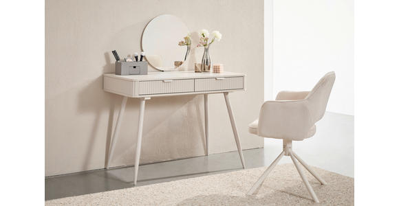 SCHMINKTISCH Kaschmir  - Kaschmir, Design, Glas/Holzwerkstoff (110/55/80cm) - Xora