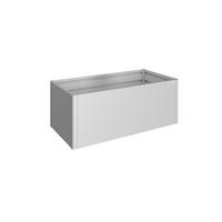 HOCHBEET - Silberfarben, Design, Metall (201/77/102cm) - Biohort