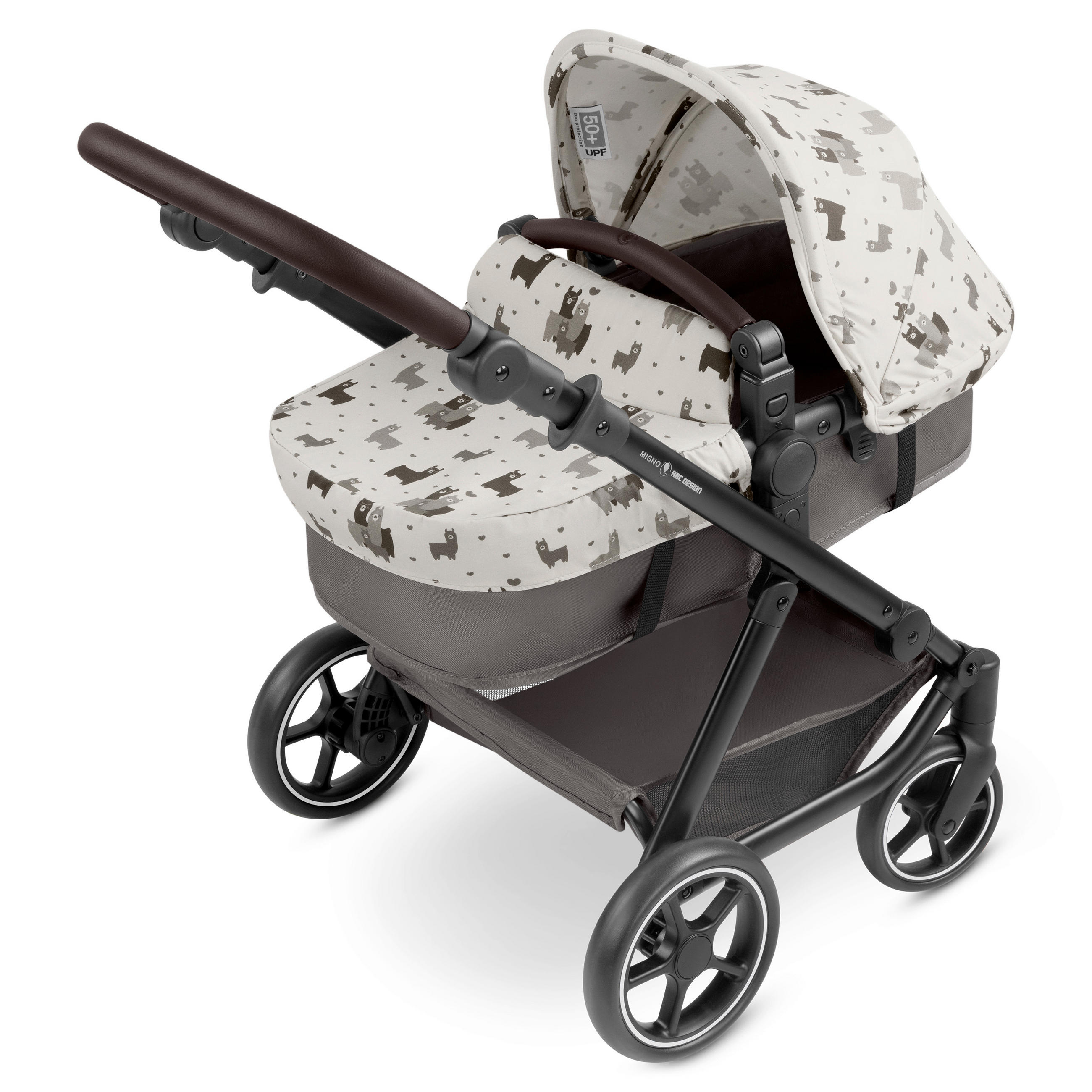 ABC Design Puppenwagen 2025 Graubraun 45x67x62 cm