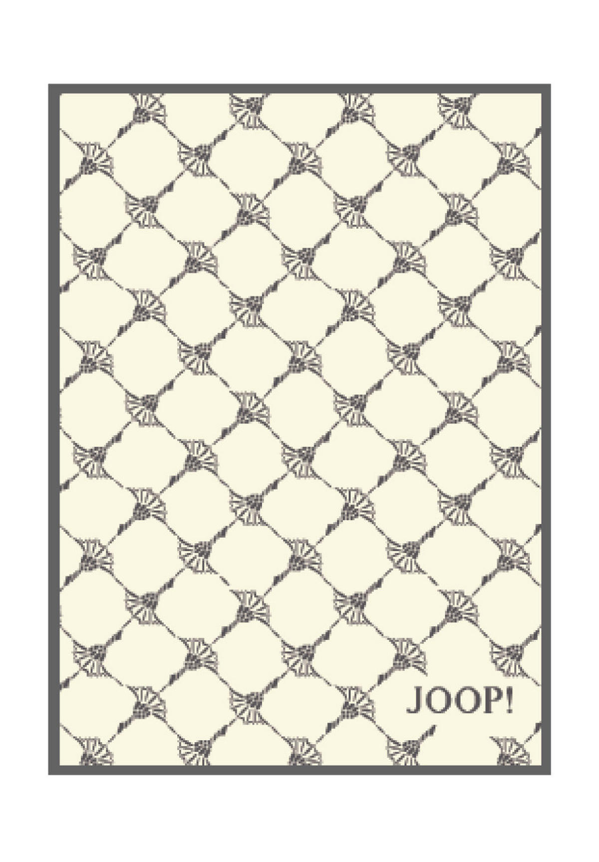 WOHNDECKE OUTDOOR CORNFLOWER 125/170 cm  - Dunkelgrau/Naturfarben, Design, Textil (125/170cm) - Joop!