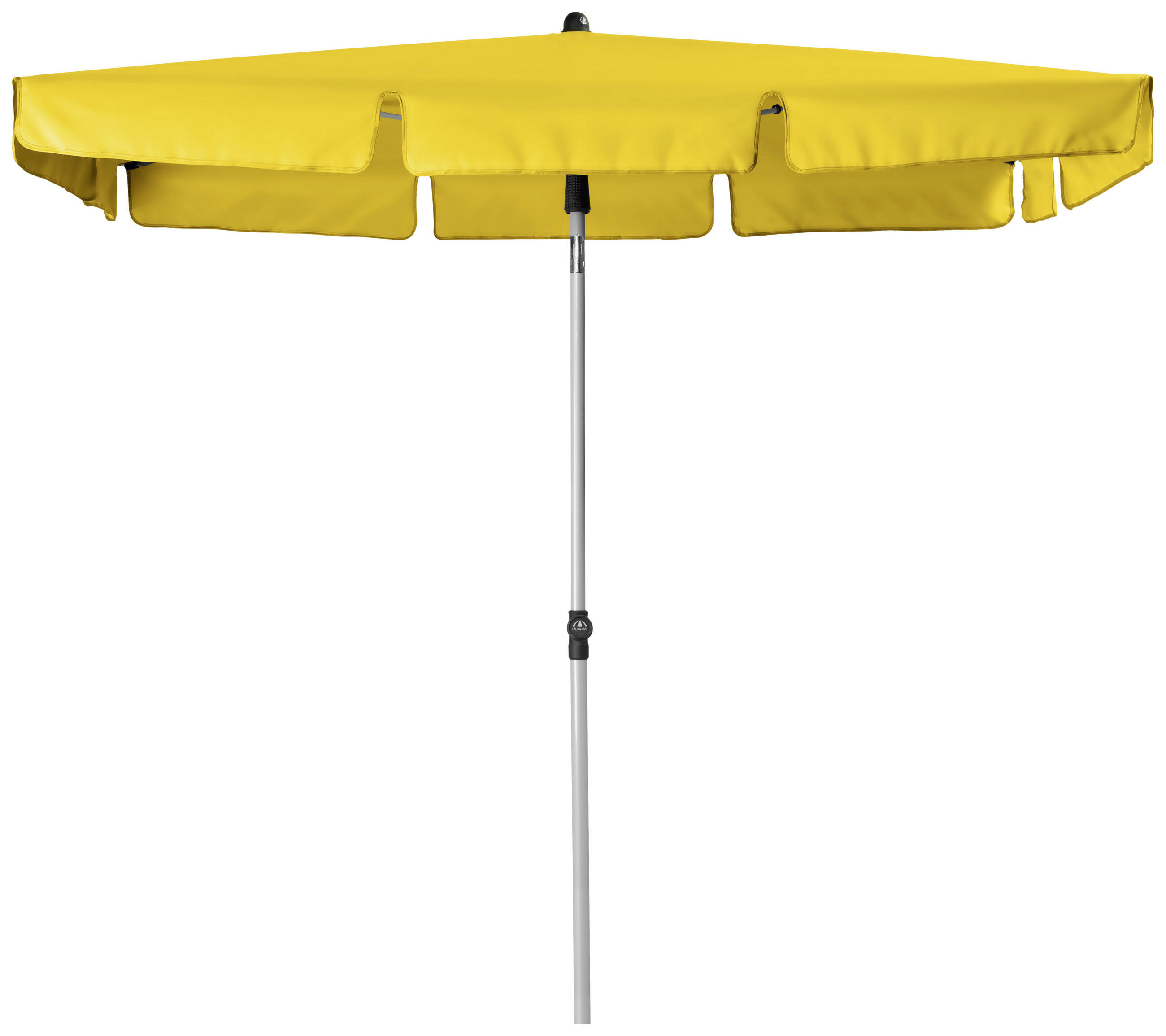 SLUNEČNÍK 120/180 cm - barvy stříbra/žlutá, Konvenční (120/180cm) - Ambia Garden