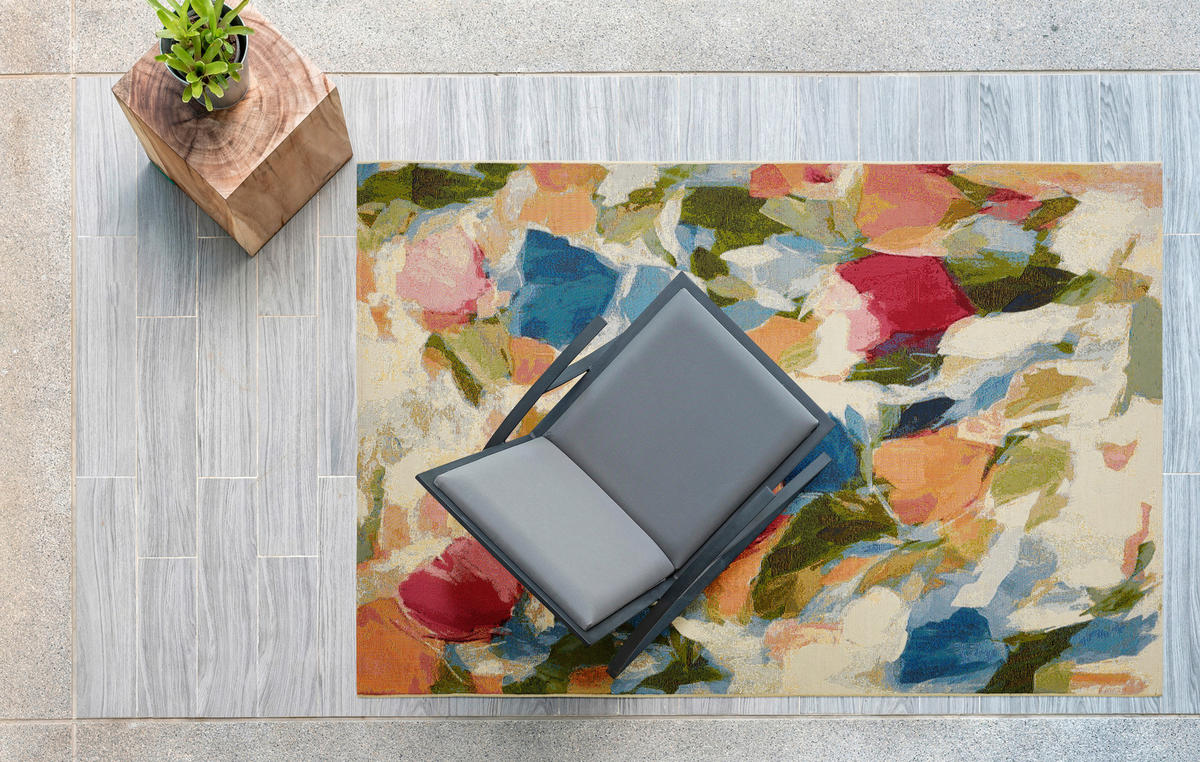 OUTDOORTEPPICH  für Terrasse und Balkon 160/235 cm Caria Multicolor  - Multicolor, Trend, Kunststoff/Textil (160/235cm) - Ambia Garden