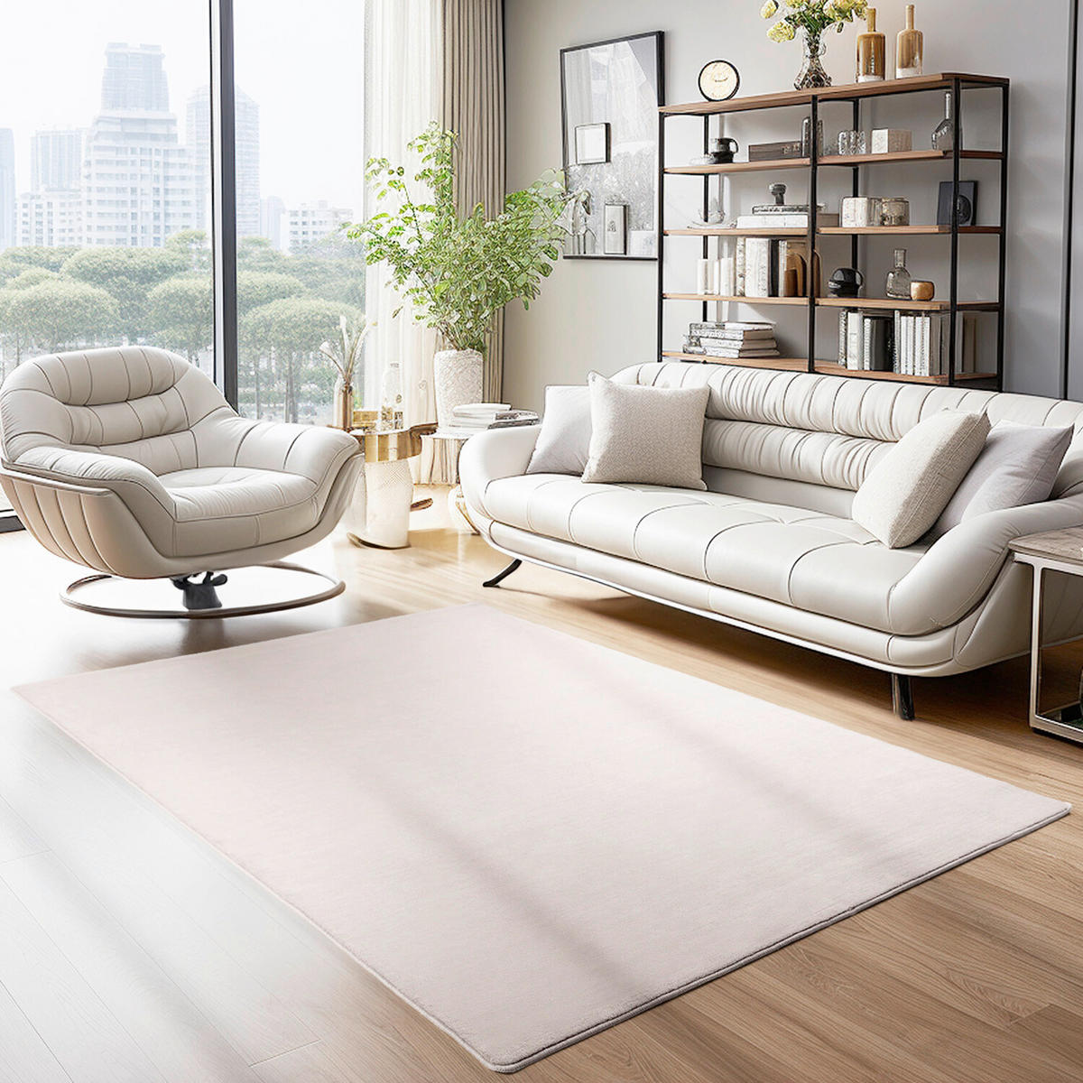 LÄUFER 80/250 cm Sky  - Beige, Basics, Textil (80/250cm) - Novel