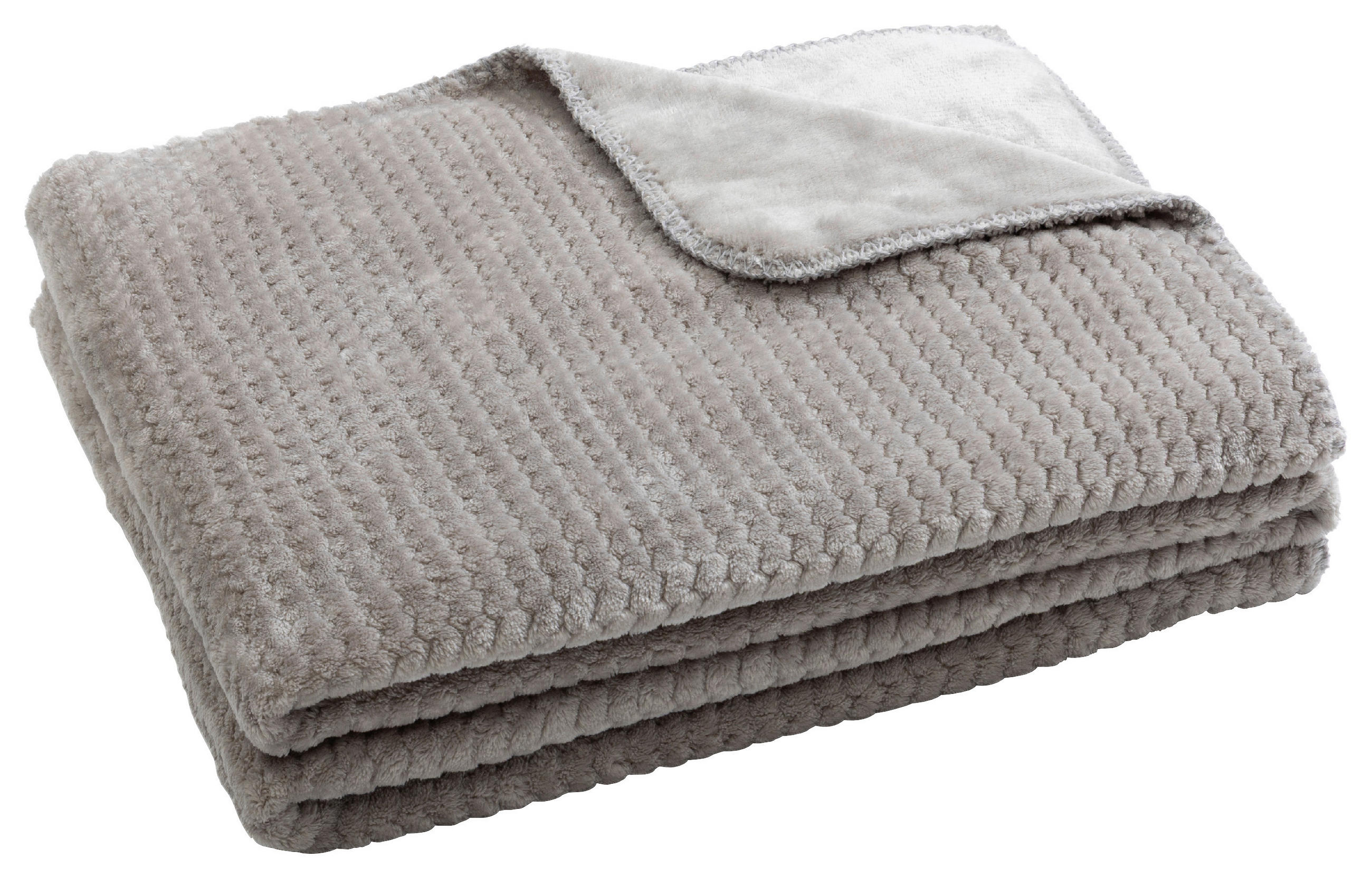 DECKE Zigzag 150/200 cm  - Grau, Basics, Textil (150/200cm) - Novel
