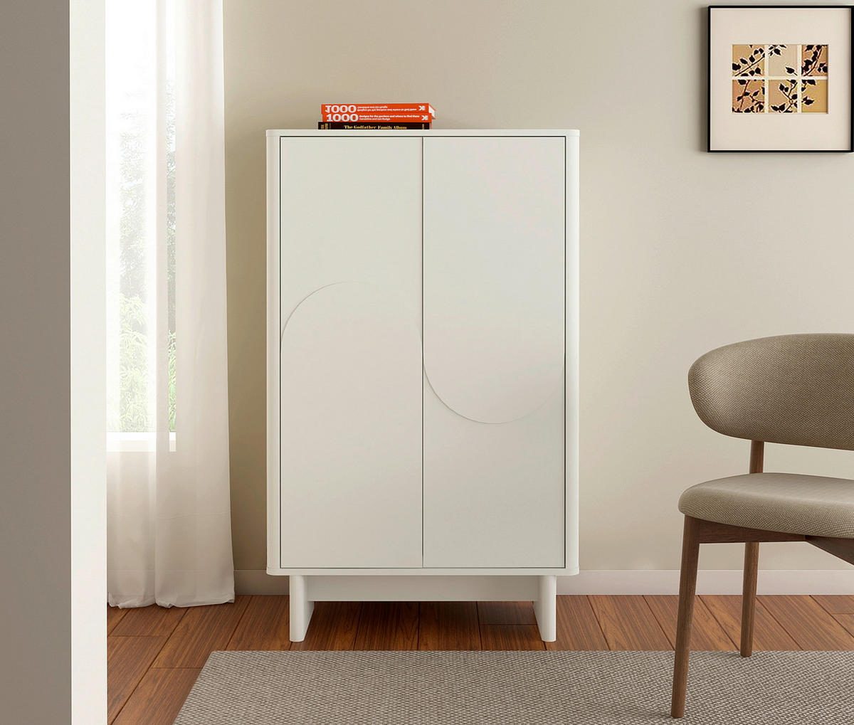 HIGHBOARD , 80/130/40 cm,  - Kaschmir, Design, Holzwerkstoff (80/130/40cm) - Xora