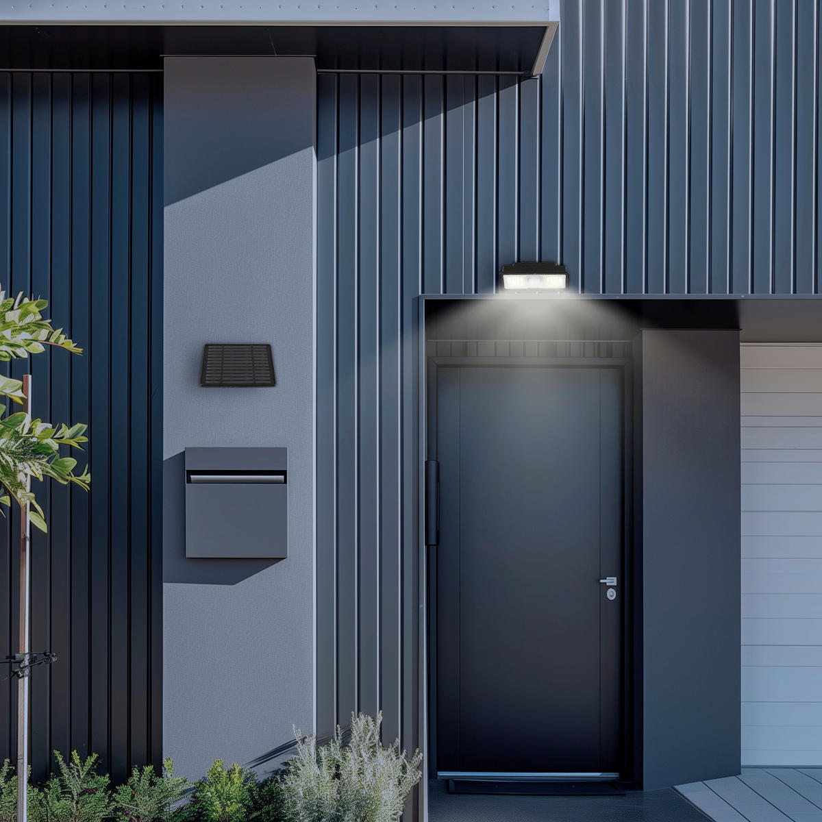 SVJETILJKA SOLARNA SOLAR  - bijela/prozirno, Basics, plastika (14,2/15/9cm)