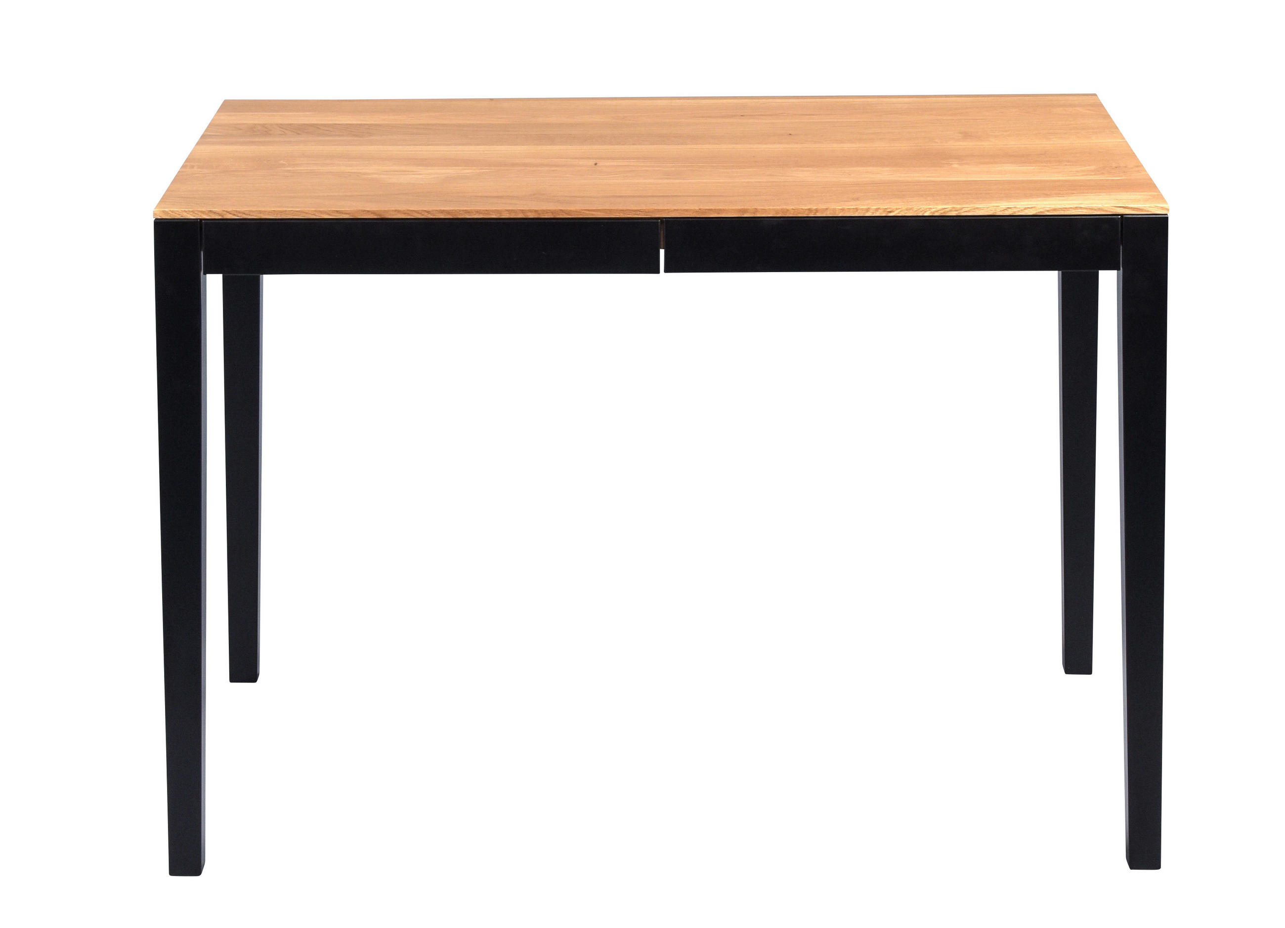 SCHREIBTISCH 110/75/60 cm  in Schwarz, Wildeiche  - Wildeiche/Schwarz, Natur, Holz (110/75/60cm) - Livetastic