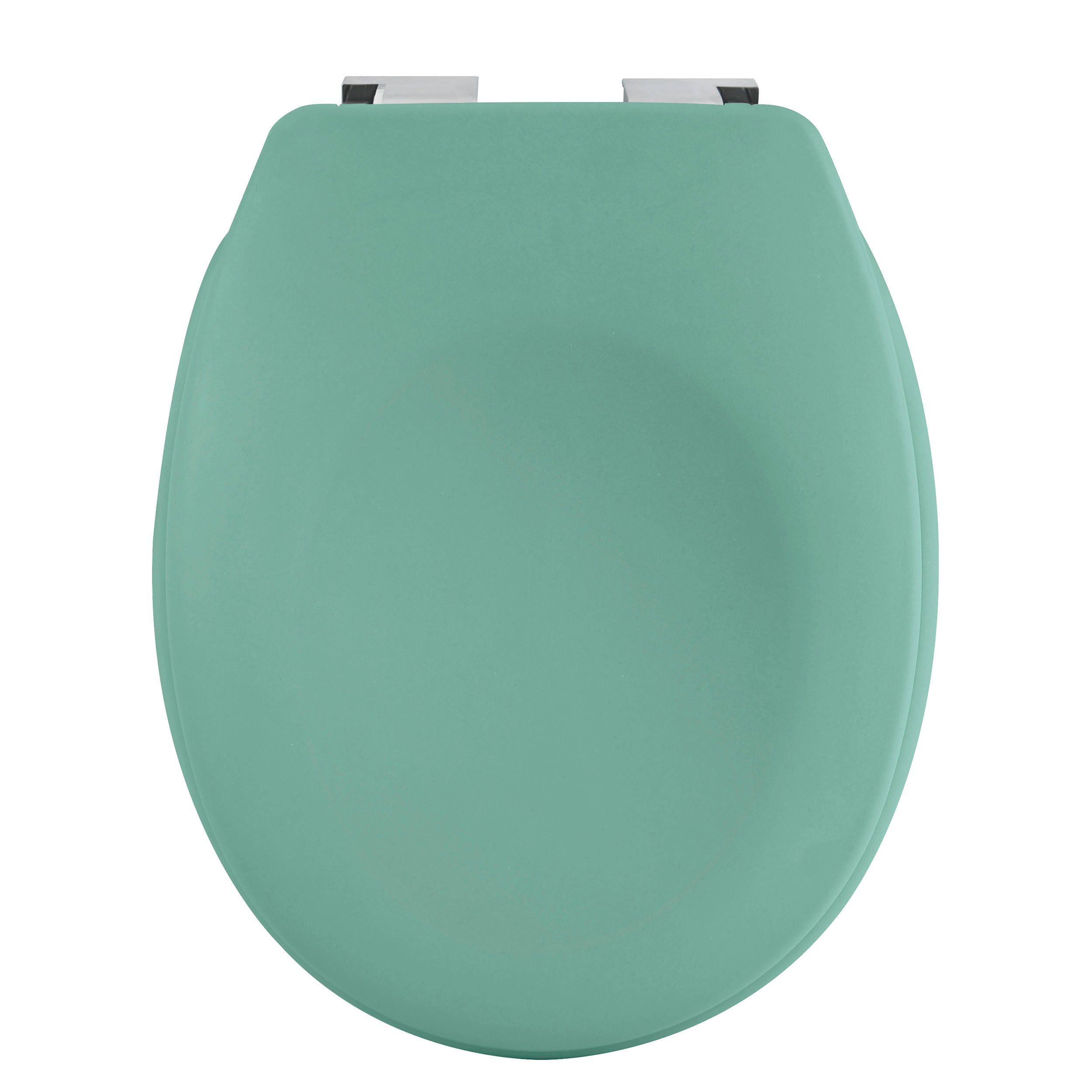 WC-SITZ Salbeigrün  - Salbeigrün, Basics, Kunststoff (45.5/37/5.5cm) - Spirella