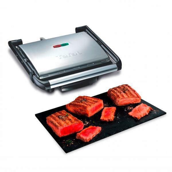 KONTAKTGRILL GC241D INICIO  - Chromfarben, Basics, Metall (36,5/14/41,5cm) - Tefal