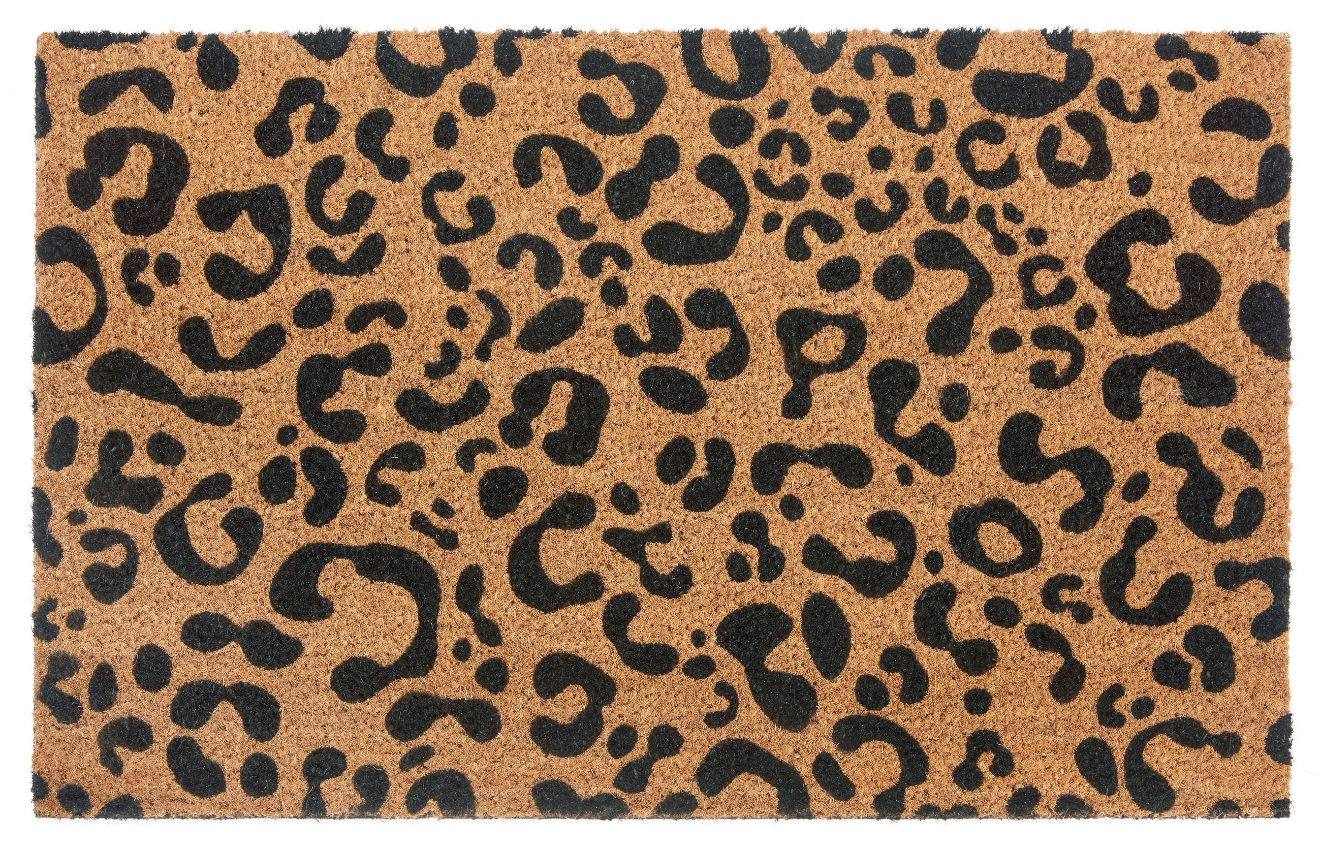 KOKOSMATTE  45/75 cm  Schwarz, Hellbraun  - Hellbraun/Schwarz, Basics, Naturmaterialien/Kunststoff (45/75cm) - Hanse Home