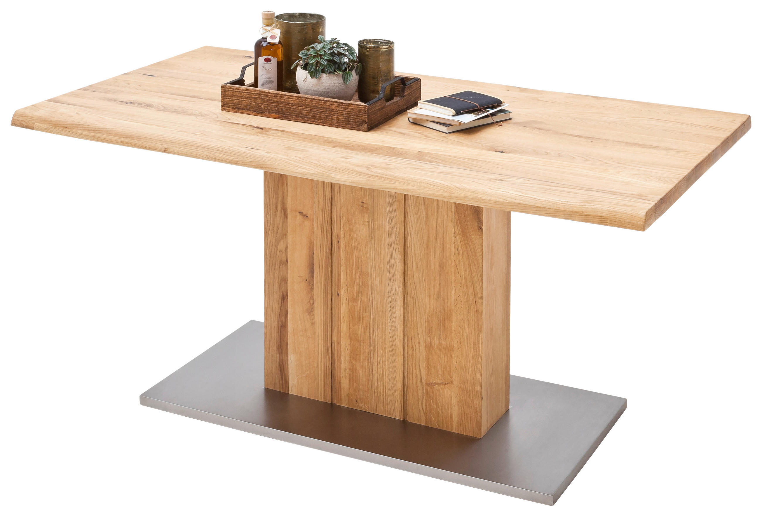 ESSTISCH in Holz, Metall, Holzwerkstoff 220/100/77 cm  - Design, Holz/Holzwerkstoff (220/100/77cm) - Livetastic