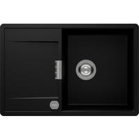 SPÜLE MOND100FBPUR  - Schwarz, Basics, Stein (76,5/30,5/51cm) - Schock
