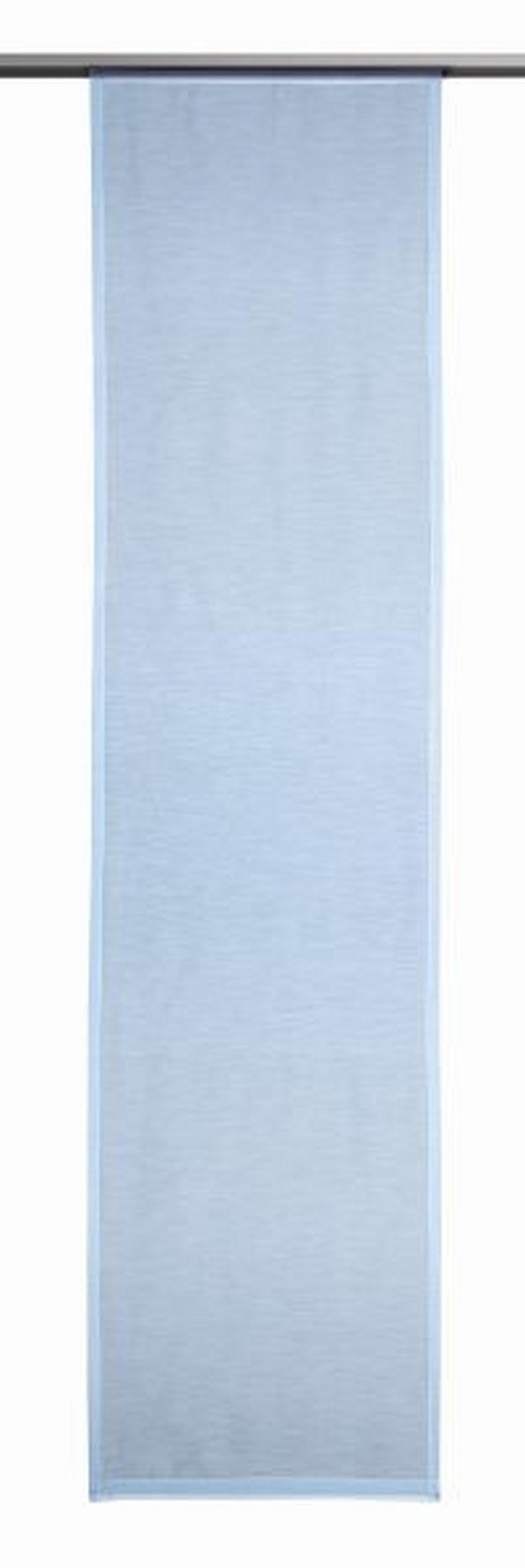 PANEL ZAVESA svetloplava - svetloplava, Dizajnerski, tekstil (60/245cm)