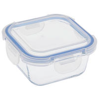 DÓZA NA POTRAVINY - průhledné/čiré, Trend, plast/sklo (12/12/6,5cm) - Homeware