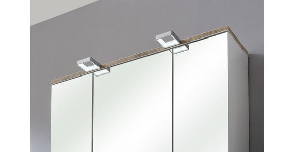 SPIEGELSCHRANK 80/70/20 cm - Weiß, KONVENTIONELL, Glas/Holzwerkstoff (80/70/20cm) - Xora