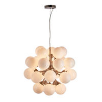 PENDELLEUCHTE Oscar 55/72-163,5 cm   - Messingfarben, Design, Metall (55/72-163,5cm) - ENDON