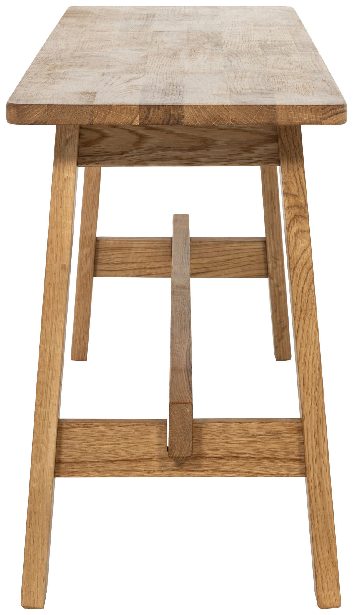 HOCKERBANK 100/45/29 cm Eichefarben Eiche massiv  - Eichefarben, Natur, Holz (100/45/29cm) - Linea Natura