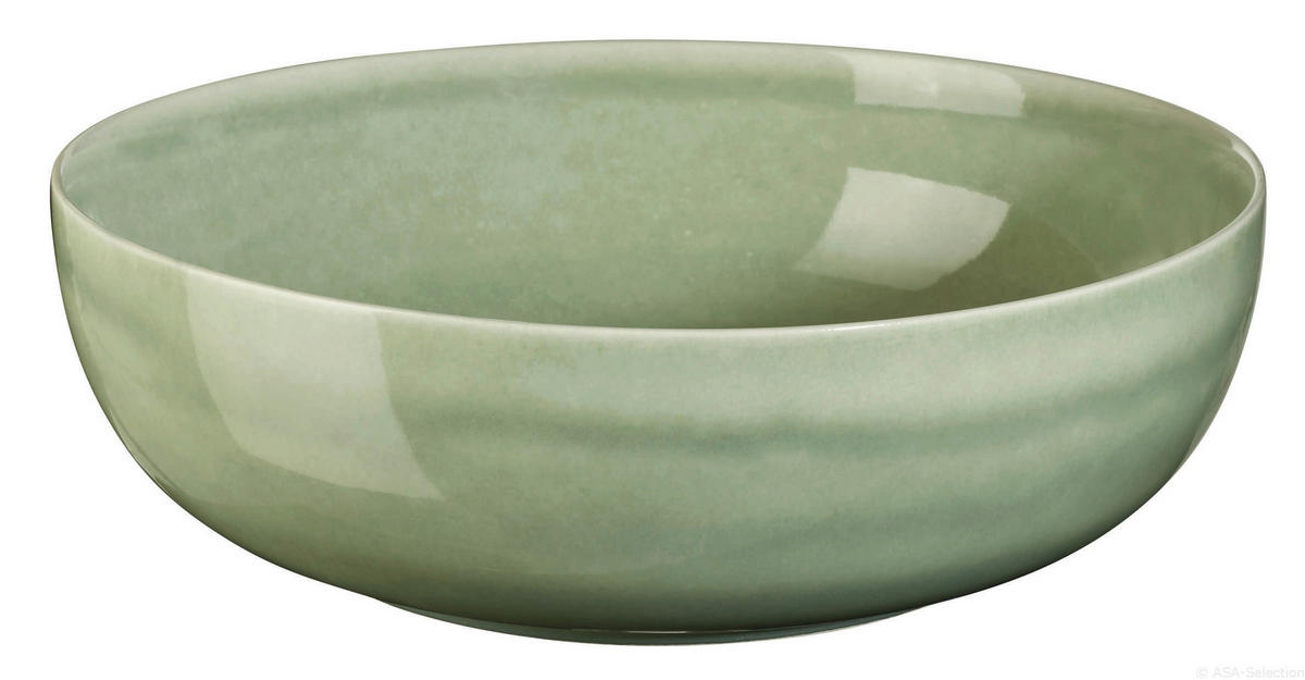 SALATSCHÜSSEL  SAISONS  - Grün, Basics, Keramik (29,5/9cm) - ASA