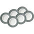 SUPPENTELLERSET Porzellan 6-teilig - Weiß/Grau, Basics, Keramik (21,5cm) SUPPENTELLERSET Porzellan 6-teilig - Weiß/Grau, Basics, Keramik (21,5cm)
