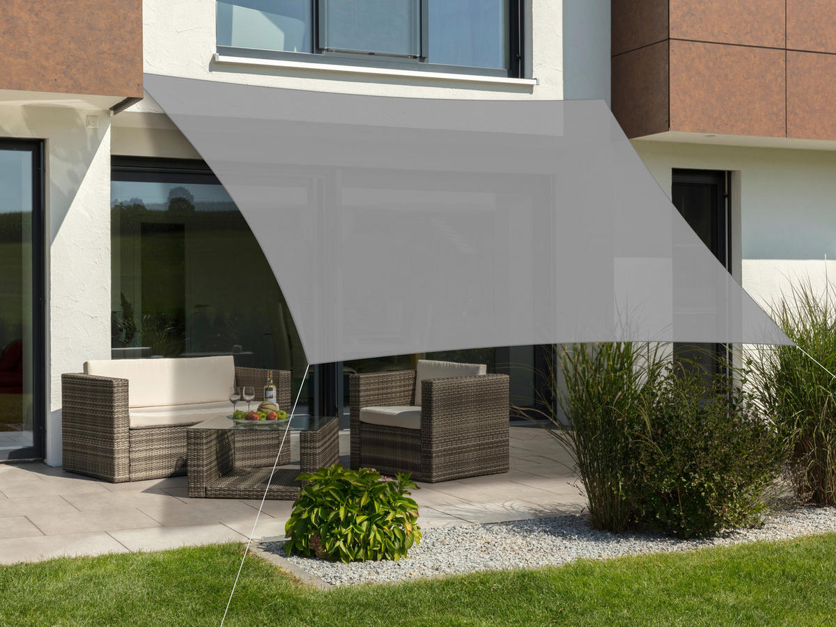 ZAHRADNÍ PLACHTA PROTI SLUNCI 500/0,5/500 cm  - barvy stříbra, Basics, textil (500/0,5/500cm) - Schneider